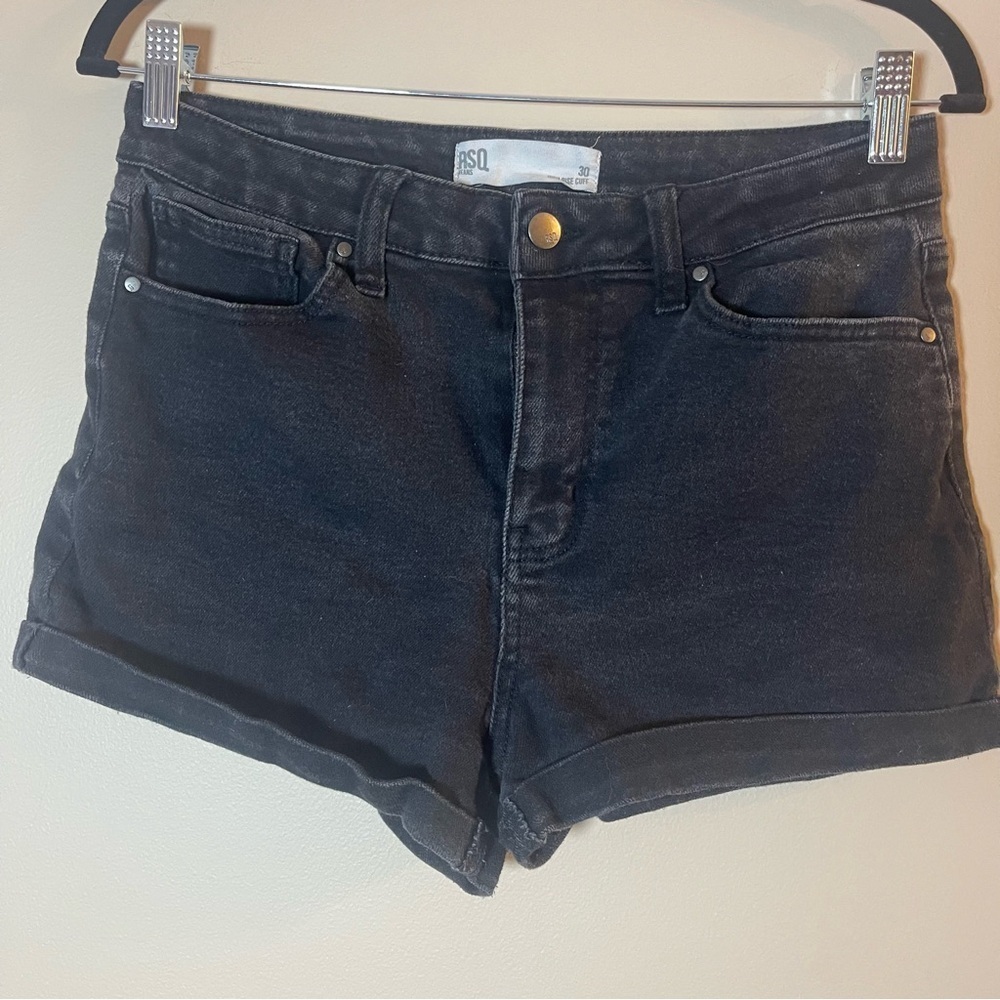 RSQ Dark Wash Jean Shorts